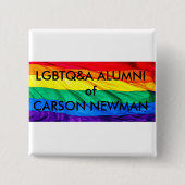 LGBTQ&A Schüler von Carson-Newman Knöpfen Button (Vorderseite)