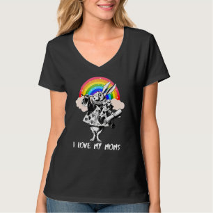 LGBTQ Alice im Wunderland Weißes Kaninchen I Liebe T-Shirt