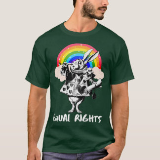 LGBTQ Alice-in-Wonderland Weißes Kaninchen - Gleic T-Shirt