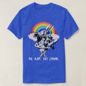 LGBTQ Alice-In-Wonderland White Rabbit - Be Gay Do T-Shirt (Design vorne)
