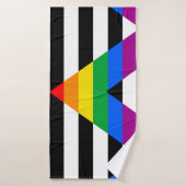 LGBTQ+-Alleinflagge Badehandtuch (Badehandtuch)