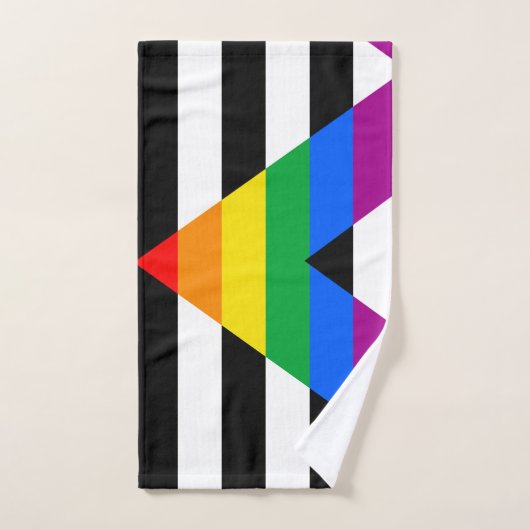 LGBTQ+-Alleinflagge Badhandtuch Set (Handtuch)
