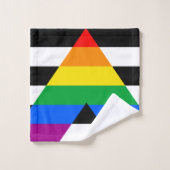 LGBTQ+-Alleinflagge Badhandtuch Set (Waschlappen)