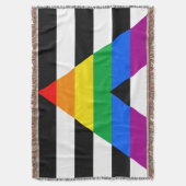 LGBTQ+-Alleinflagge Decke (Vorderseite Vertikal)