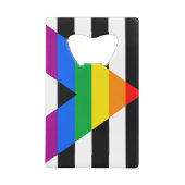 LGBTQ+-Alleinflagge Geldbeutel Flaschenöffner (Rückseite)