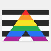 LGBTQ+-Alleinflagge Geschenkpapier Set (Vorderseite 2)