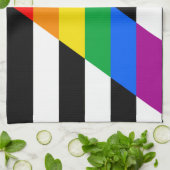 LGBTQ+-Alleinflagge Geschirrtuch (Gefaltet)
