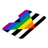LGBTQ+-Alleinflagge Magnet (Linke Seite)