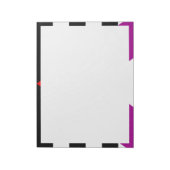LGBTQ+-Alleinflagge Notizblock (Rotiert)