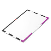LGBTQ+-Alleinflagge Notizblock (angewinkelt)