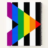 LGBTQ+-Alleinflagge Notizblock (Rückseite)