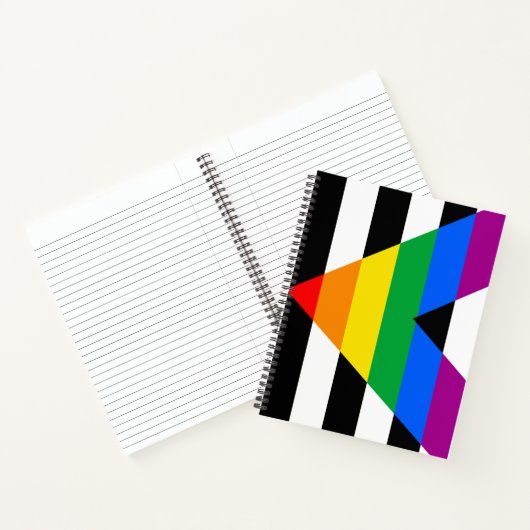 LGBTQ+-Alleinflagge Notizblock (Innenseite)