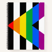 LGBTQ+-Alleinflagge Notizblock (Vorderseite)