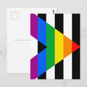 LGBTQ+-Alleinflagge Postkarte (Vorne/Hinten)