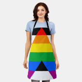 LGBTQ+-Alleinflagge Schürze (Getragen)