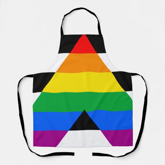 LGBTQ+-Alleinflagge Schürze (Vorderseite)