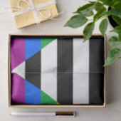 LGBTQ+-Alleinflagge Seidenpapier (Geschenk)