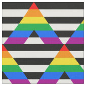 LGBTQ+-Alleinflagge Stoff (Nahaufnahme)