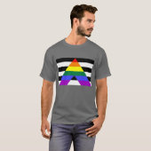 LGBTQ+-Alleinflagge T-Shirt (Vorne ganz)