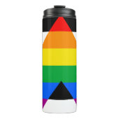 LGBTQ+-Alleinflagge Thermosbecher (Vorderseite)