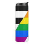 LGBTQ+-Alleinflagge Thermosbecher (Nach links gedreht)
