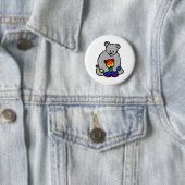 LGBTQ+-Alliga Button (Beispiel)
