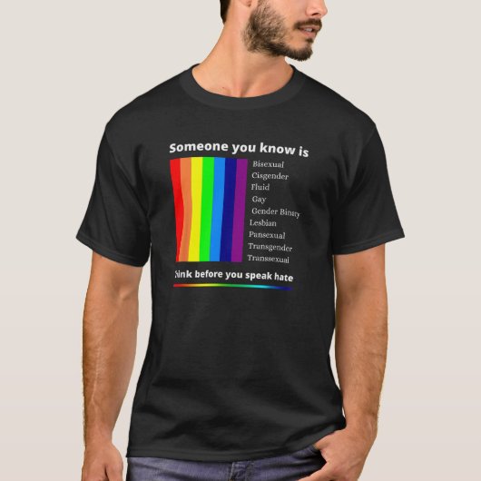 LGBTQ ALLY GAY PRIDE SHIRT RAINBOW FLAG PRIDE 2023 (Vorderseite)