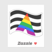 LGBTQ ALLY STICKER (Blatt)