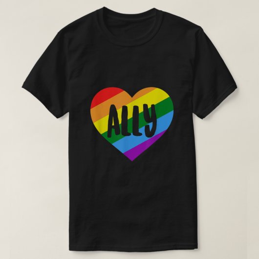 LGBTQ Ally T-Shirt (Design vorne)