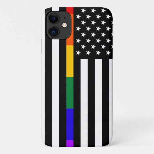 LGBTQ American Flag Case-Mate iPhone Hülle (Rückseite)