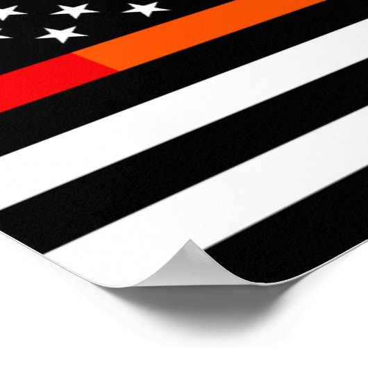 LGBTQ American Flag Poster (Ecke)