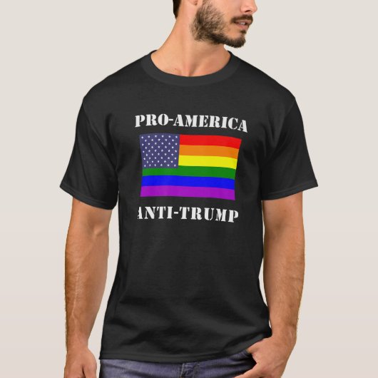 LGBTQ Anti Trump T-Shirt (Vorderseite)