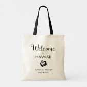 LGBTQ Beach Wedding Welcome Bag Hawaii Tragetasche (Rückseite)