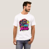 LGBTQ BearDJ VintageVibes T-Shirt (Vorne ganz)