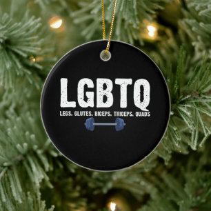 LGBTQ Beine Gesäß Bizeps Trizeps Quadrizeps Fitnes Keramik Ornament