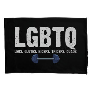 LGBTQ Beine Gesäß Bizeps Trizeps Quadrizeps Fitnes Kissenbezug