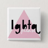 LGBTQ bitte Button (Vorderseite)