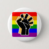 LGBTQ Black Ally Button (Vorderseite)