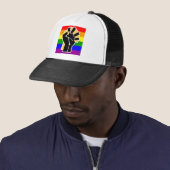 LGBTQ Black Ally Truckerkappe (Beispiel)