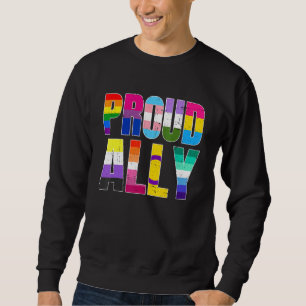Lgbtq Black Pride Proud Ally Lesbian Gay Bi Trans Sweatshirt