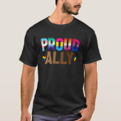 Lgbtq Black Pride Proud Ally Lesbian Gay Bi Trans T-Shirt (Vorderseite)
