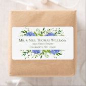 LGBTQ Blue Hydrangeas Floral Wedding Address (Insitu)