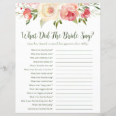 LGBTQ Blush Brautparty Games (Rückseite)