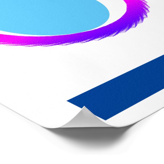 LGBTQ+ buddhistische Mathematik Enso Poster (Ecke)