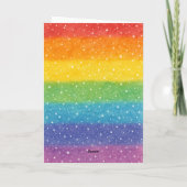 LGBTQ+ Celebration Karte (Rückseite)