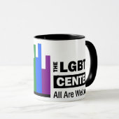 LGBTQ Center-Tasse Tasse (VorderseiteRechts)