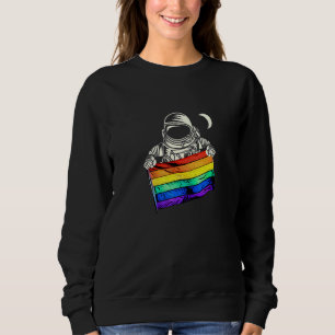 Lgbtq Color Outer Space Theme Sweatshirt