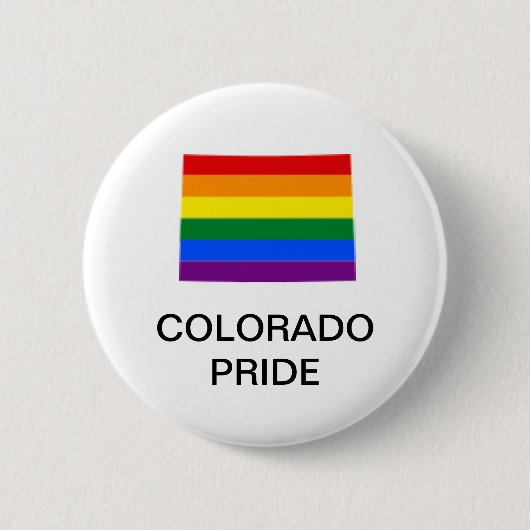 LGBTQ COLORADO PRIDE SCHALTFLÄCHE BUTTON (Vorderseite)