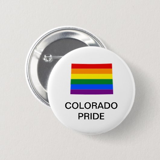 LGBTQ COLORADO PRIDE SCHALTFLÄCHE BUTTON (Vorne & Hinten)