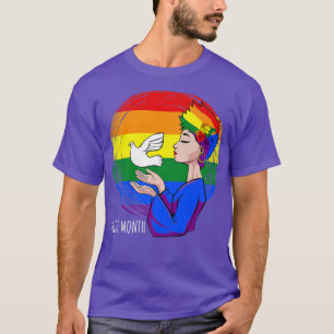 LGBTQ Coole Freiheit Gay Rainbow Flag Al T-Shirt